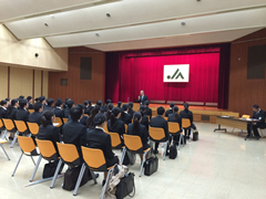 ＪＡ石川県中央会 総務教育部 山岸部長より開会の挨拶